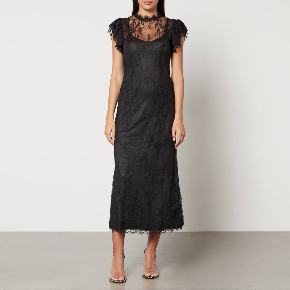 Never fully dressed lace black dress US 20